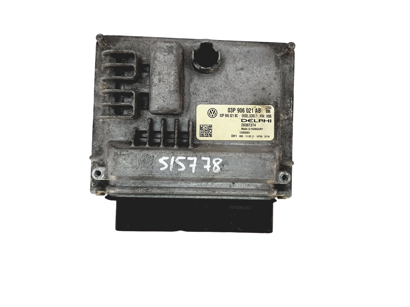 Controller 03P906021AB 28307374 VW Delphi main product photo