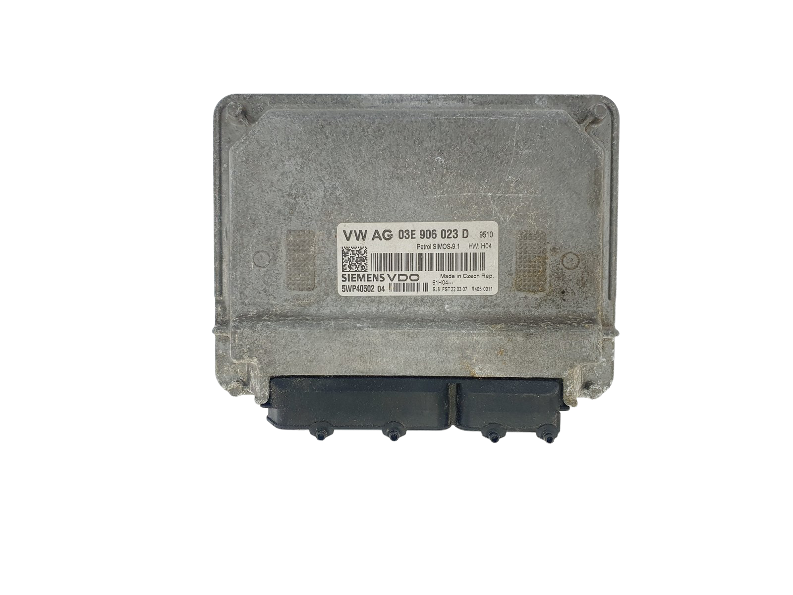 Controller 03E906023D 5WP40502 04 VW Seat Siemens 41246 main product photo