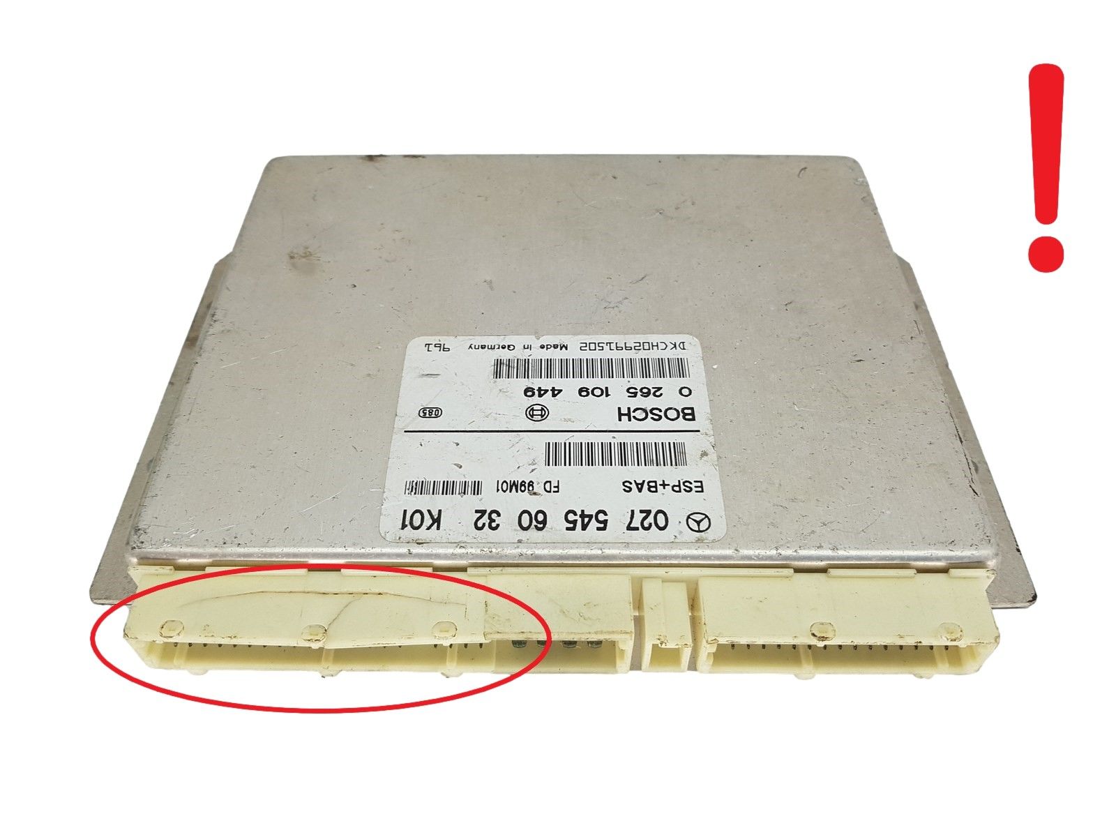 Controller ESP Mercedes 0275456032 K01 0265109449 Bosch 15180 main product photo