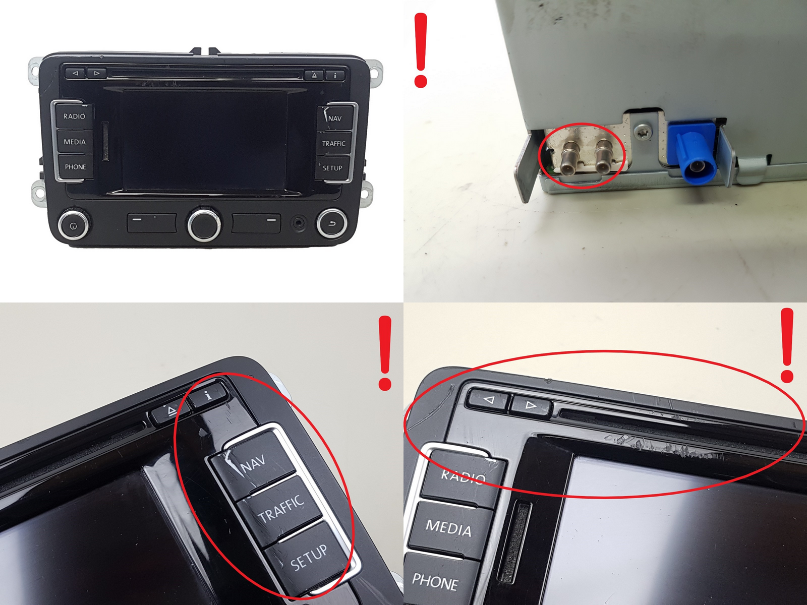 Car Radio Navi Volkswagen 2K0035279B RNS 315 EU main product photo