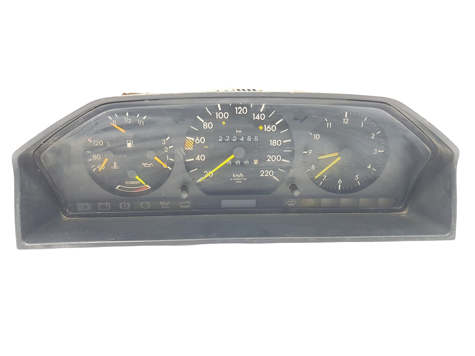 Speedometer/Instrument Cluster Mercedes E W124 1245408947 110008316160 VDO main product photo