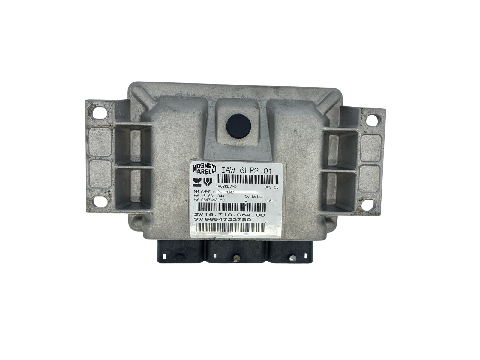 Controller 9654722780 9647498180 IAW6LP2.01 PSA Magneti Marelli main product photo