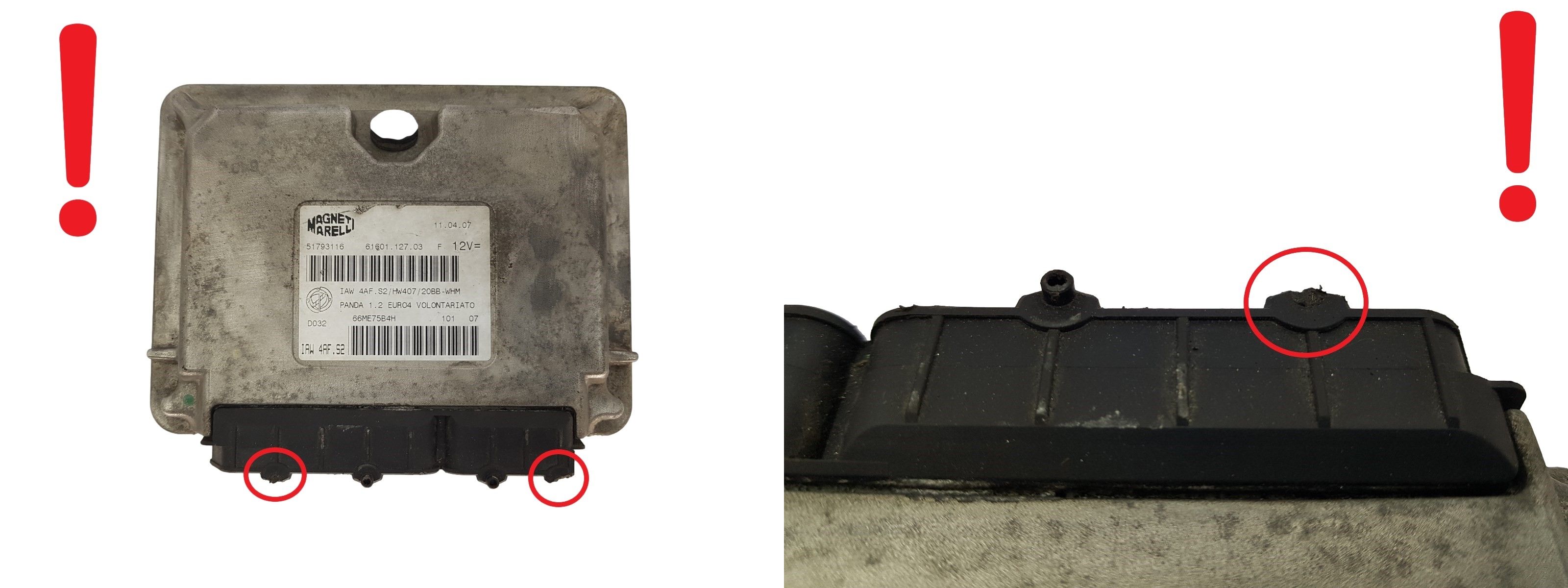 Controller 51793116 IAW4AF.S2 61601.127.03 Fiat Magneti Marelli 2793 main product photo