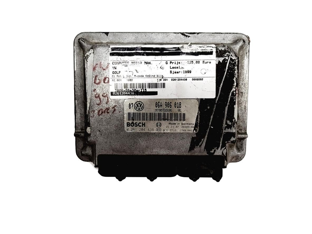 Controller 06A906018 0261204438 Volkswagen Bosch main product photo