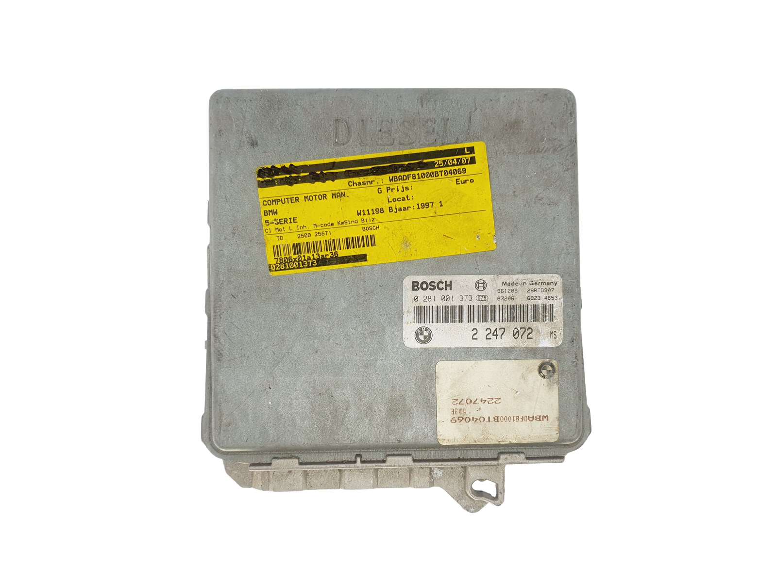 Engine Controller BMW 2247072 0281001373 43275 main product photo