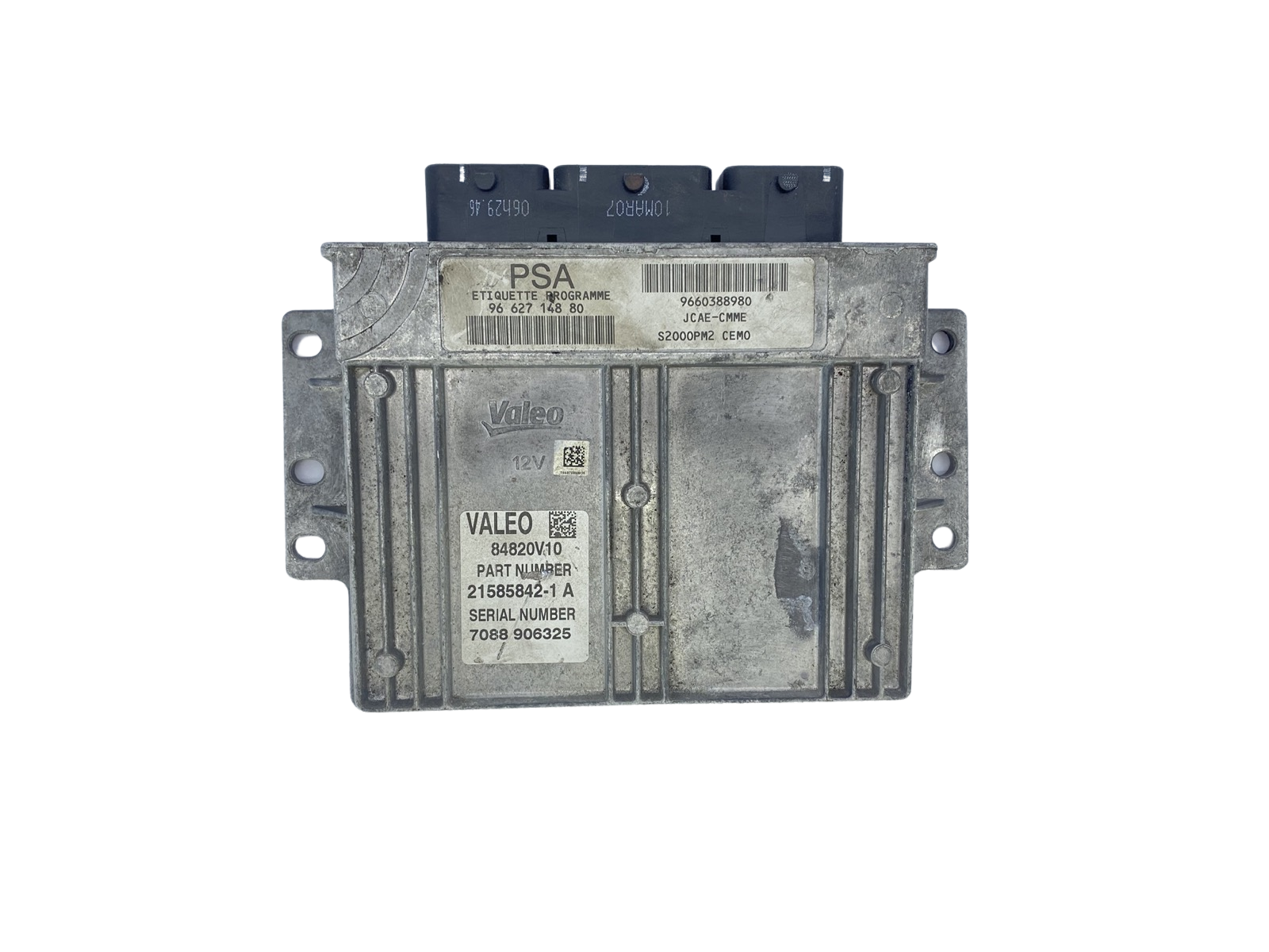 Controller 9662714880 9660388980 21585842-1A PSA Valeo 55367 main product photo