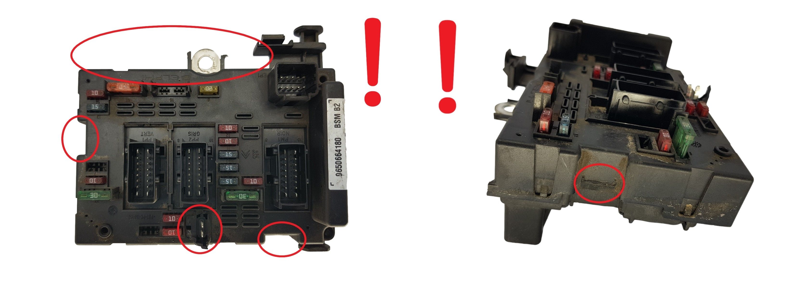 Controller BSM B2 9650664180 PSA Delphi 1672 main product photo