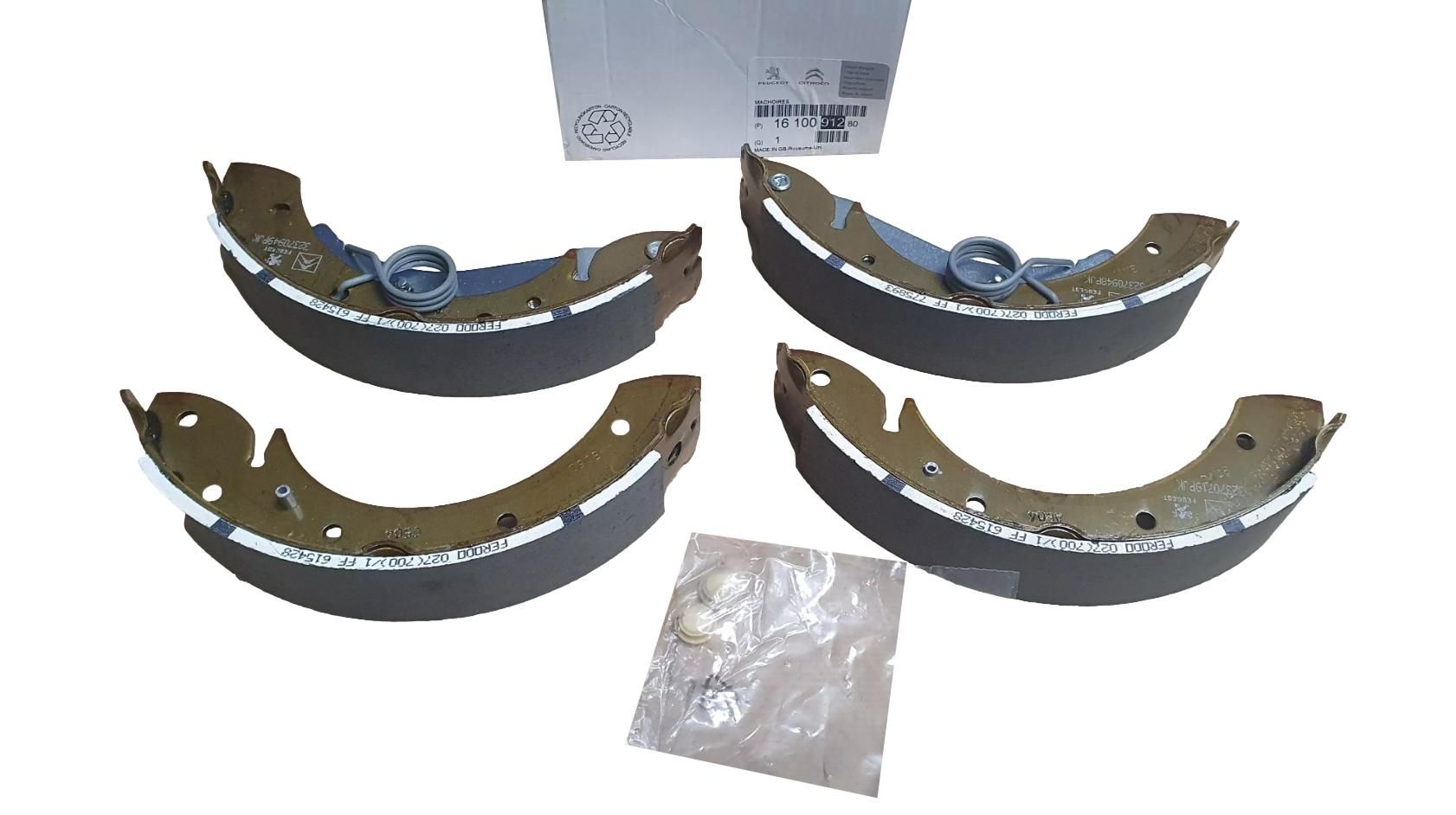 Brake Shoes Original 1610091280 Citroen Peugeot main product photo