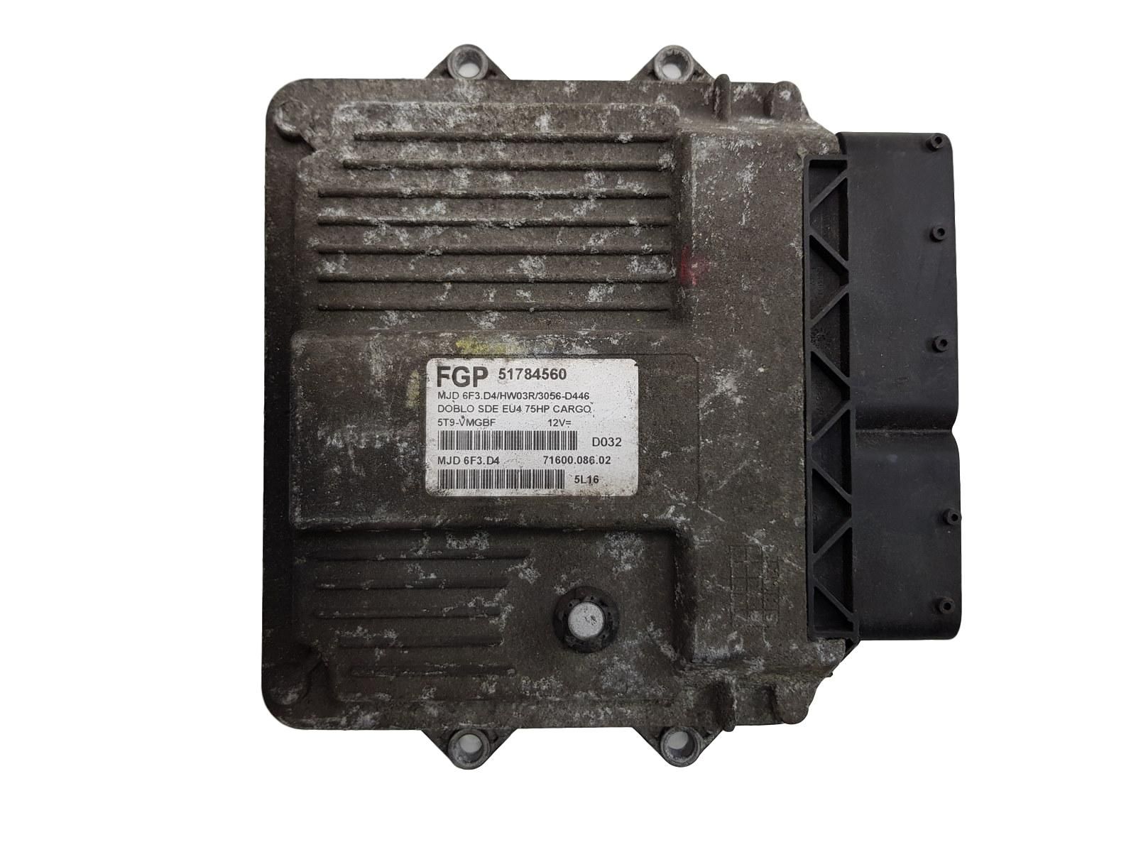 Engine Controller MJD6F3.D4 51784560 Fiat Magneti Marelli main product photo