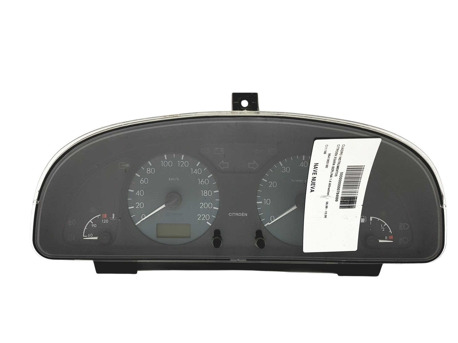Speedometer/Instrument Cluster Citroen Xsara 9641903180 C 00 51235 main product photo