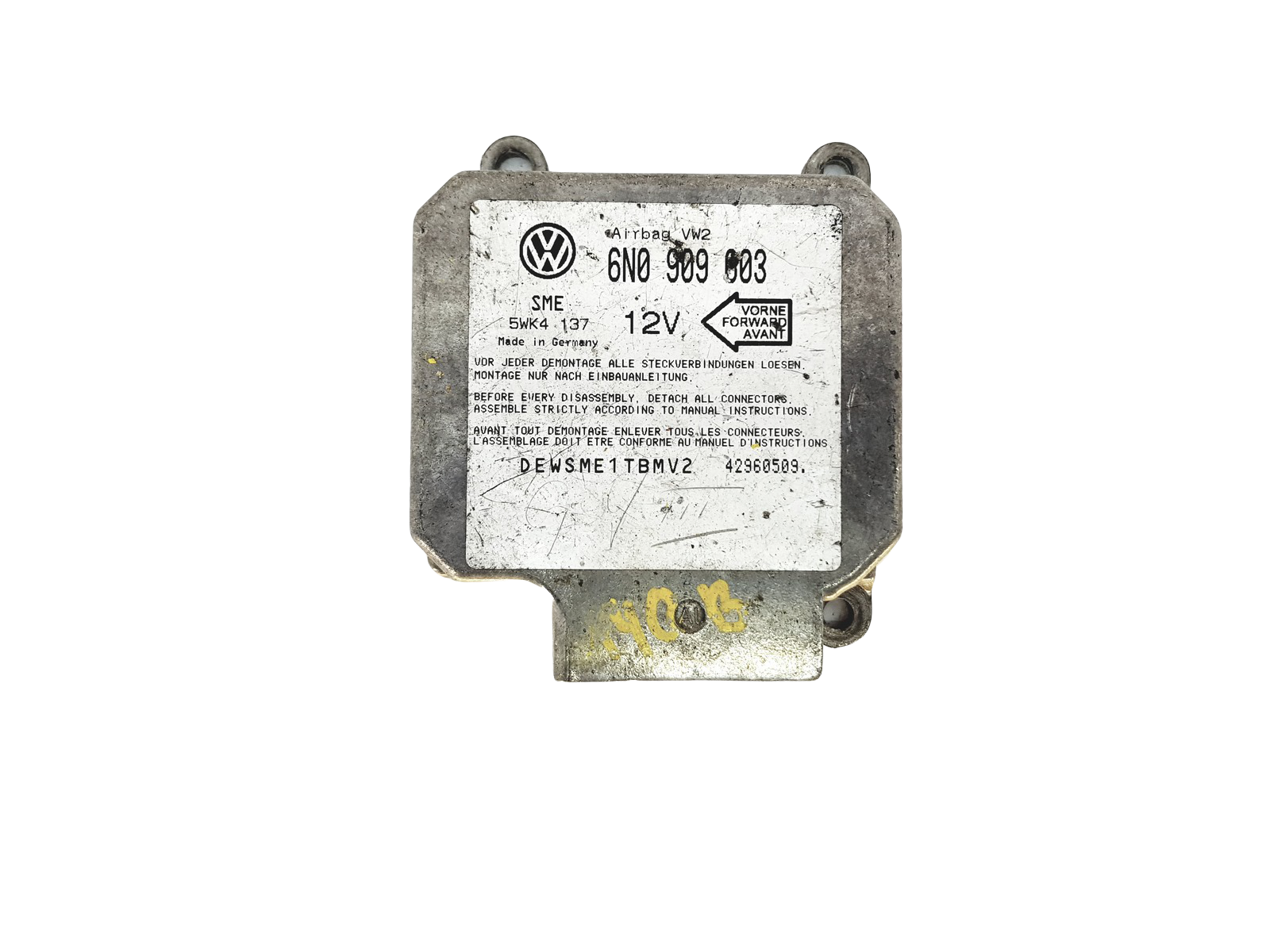 Controller Moduł 6N0909603 5WK4137 VW Siemens main product photo