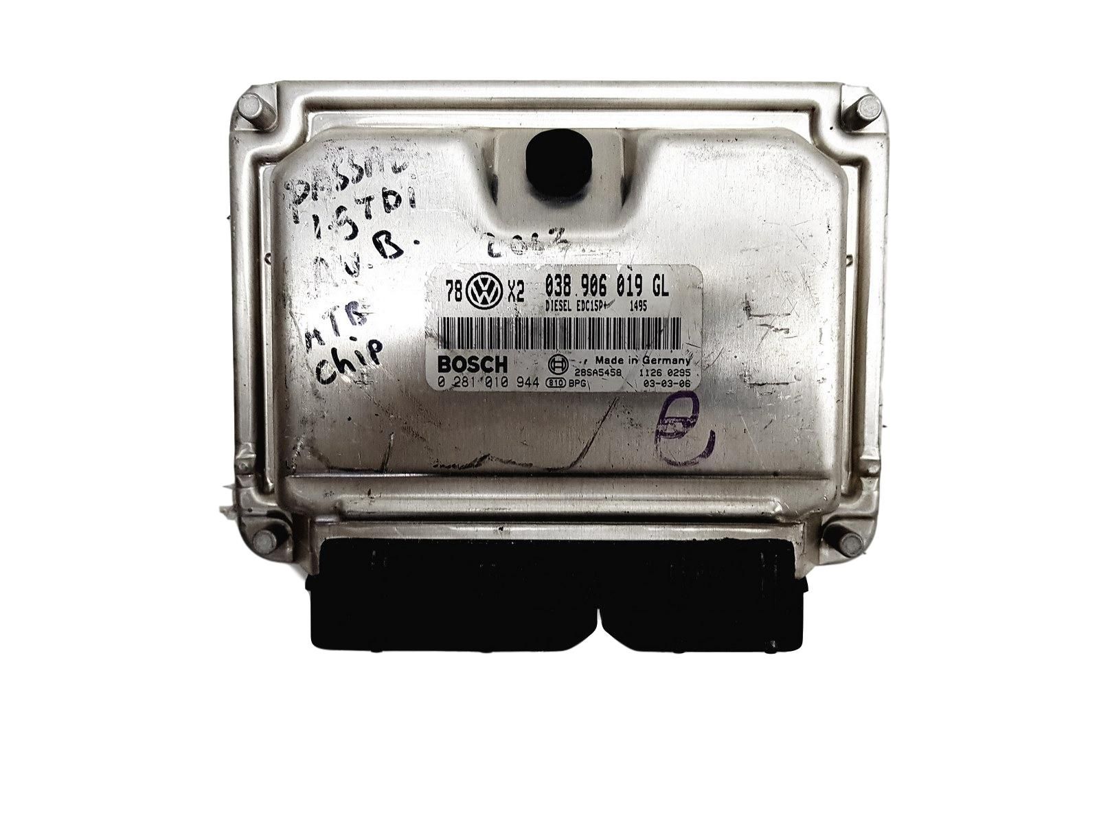 Controller 038906019GL 0281010944 VW Audi Bosch 11114 main product photo
