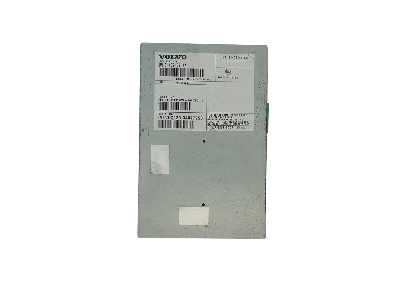 Audio Amplifier Volvo 31409139AA 31409144AA main product photo