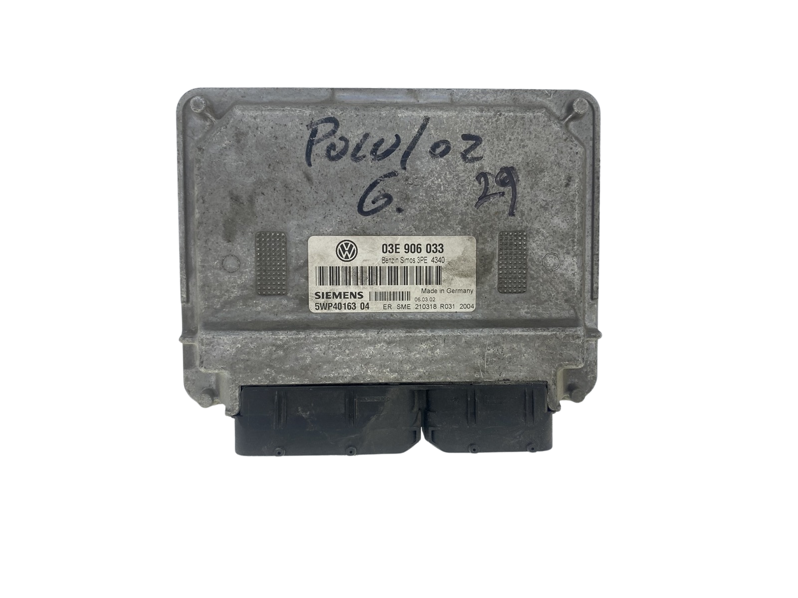 Controller 03E906033 5WP40163 04 VW Siemens 51851 main product photo