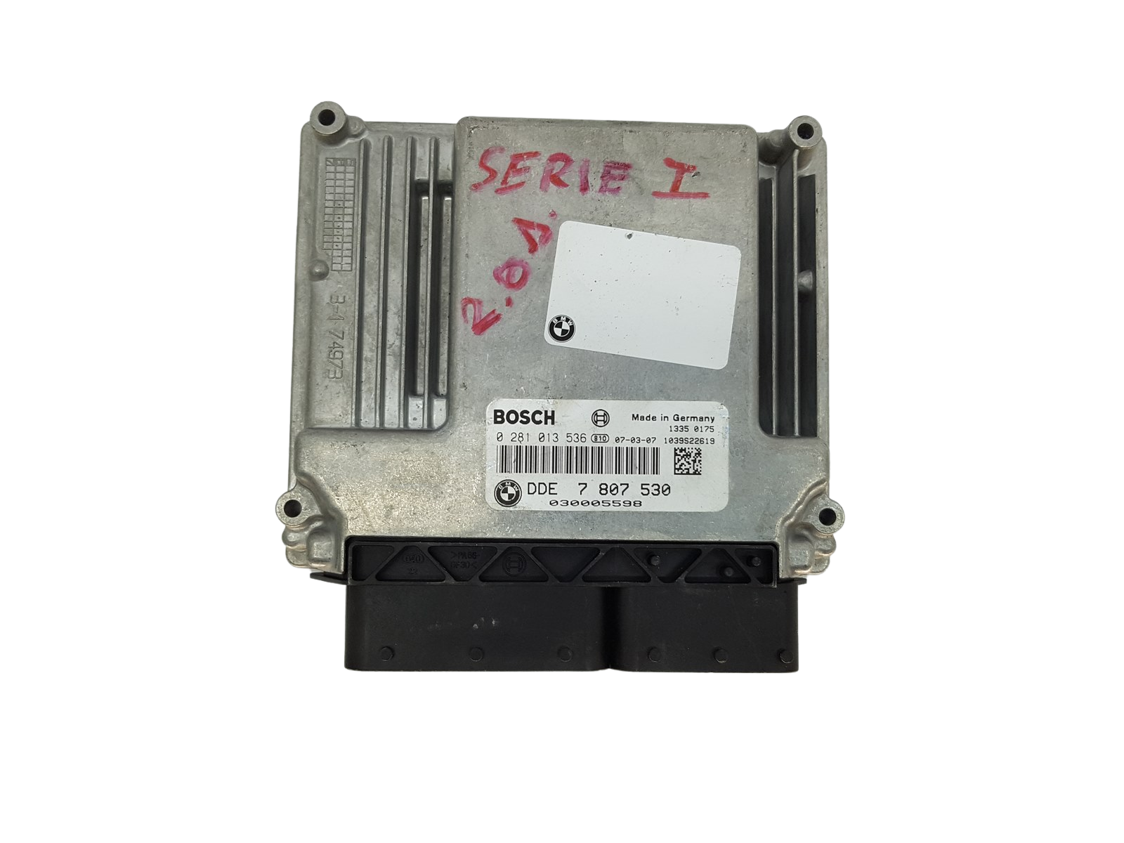 Controller DDE 7807530 0281013536 BMW Bosch 16323 main product photo