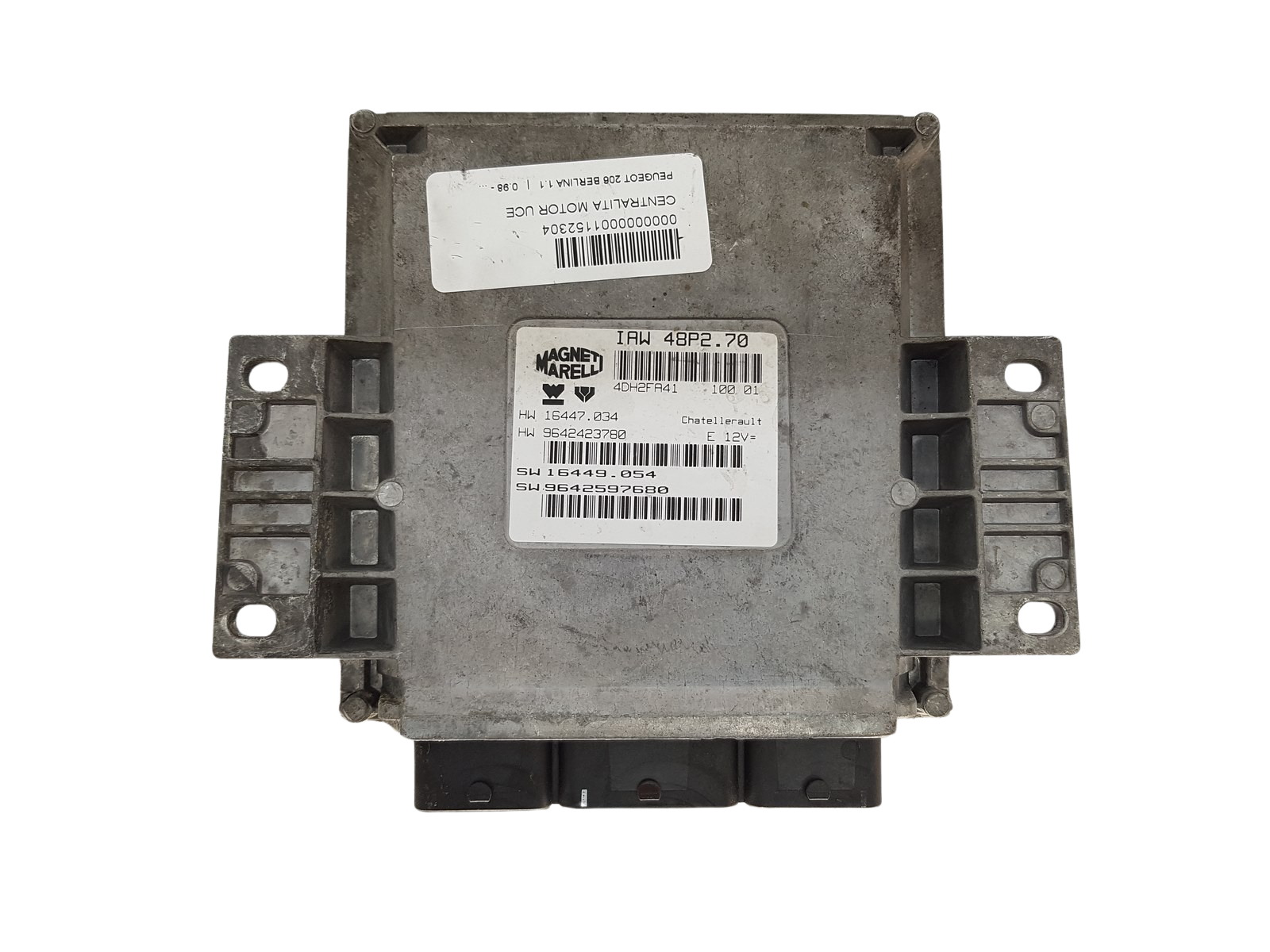 Controller 9642597680 IAW48P2.70 16449.054 PSA Magneti Marelli 3124 main product photo