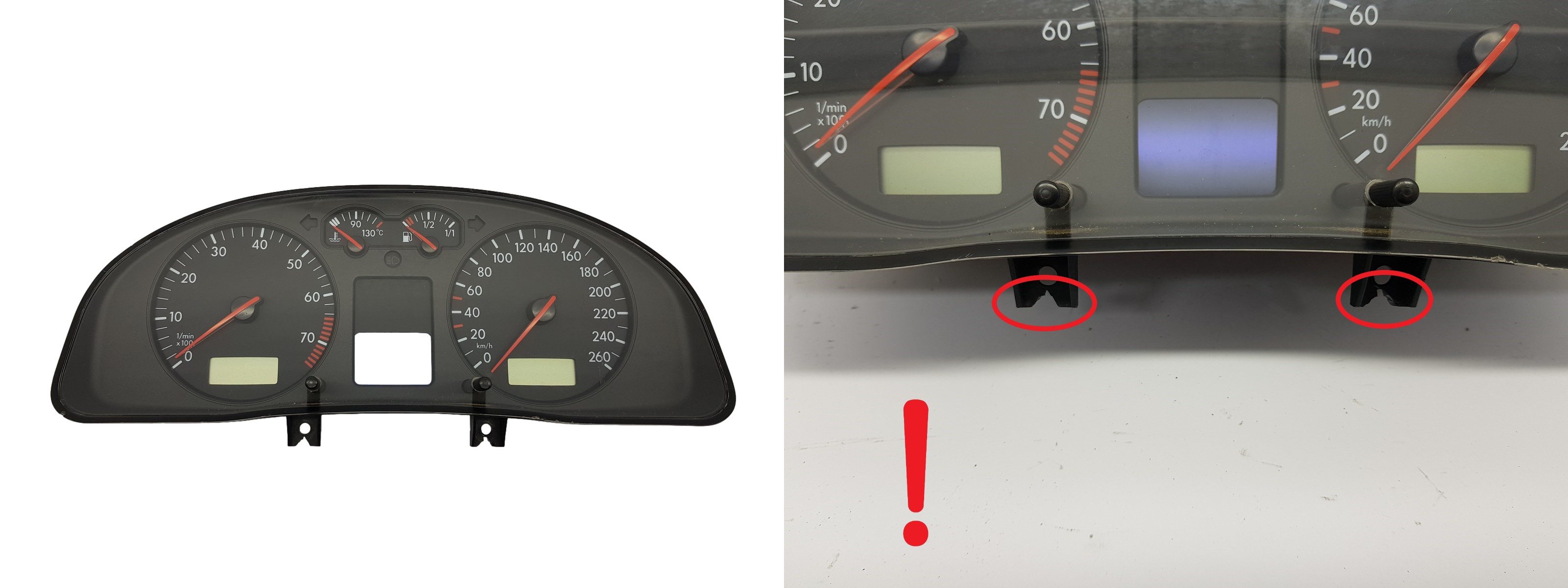 Speedometer/Instrument Cluster VW Passat 3B0920822 2414 main product photo