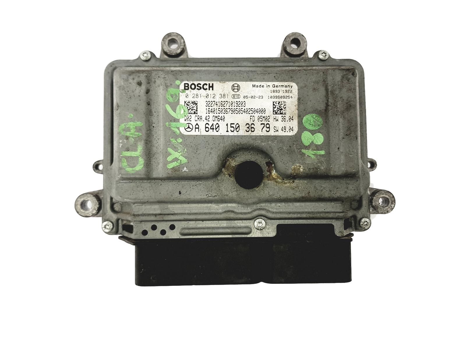 Controller 0281012381 A6401503679 Mercedes Bosch main product photo
