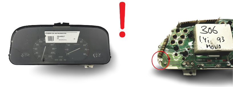Speedometer/Instrument Cluster Peugeot 306 9610192480 09033509902 54763 main product photo