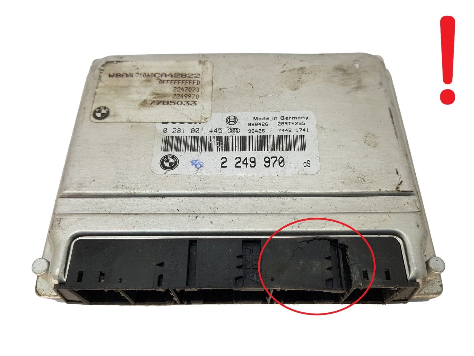 Controller BMW 2249970 0281001445 Bosch 15218 main product photo