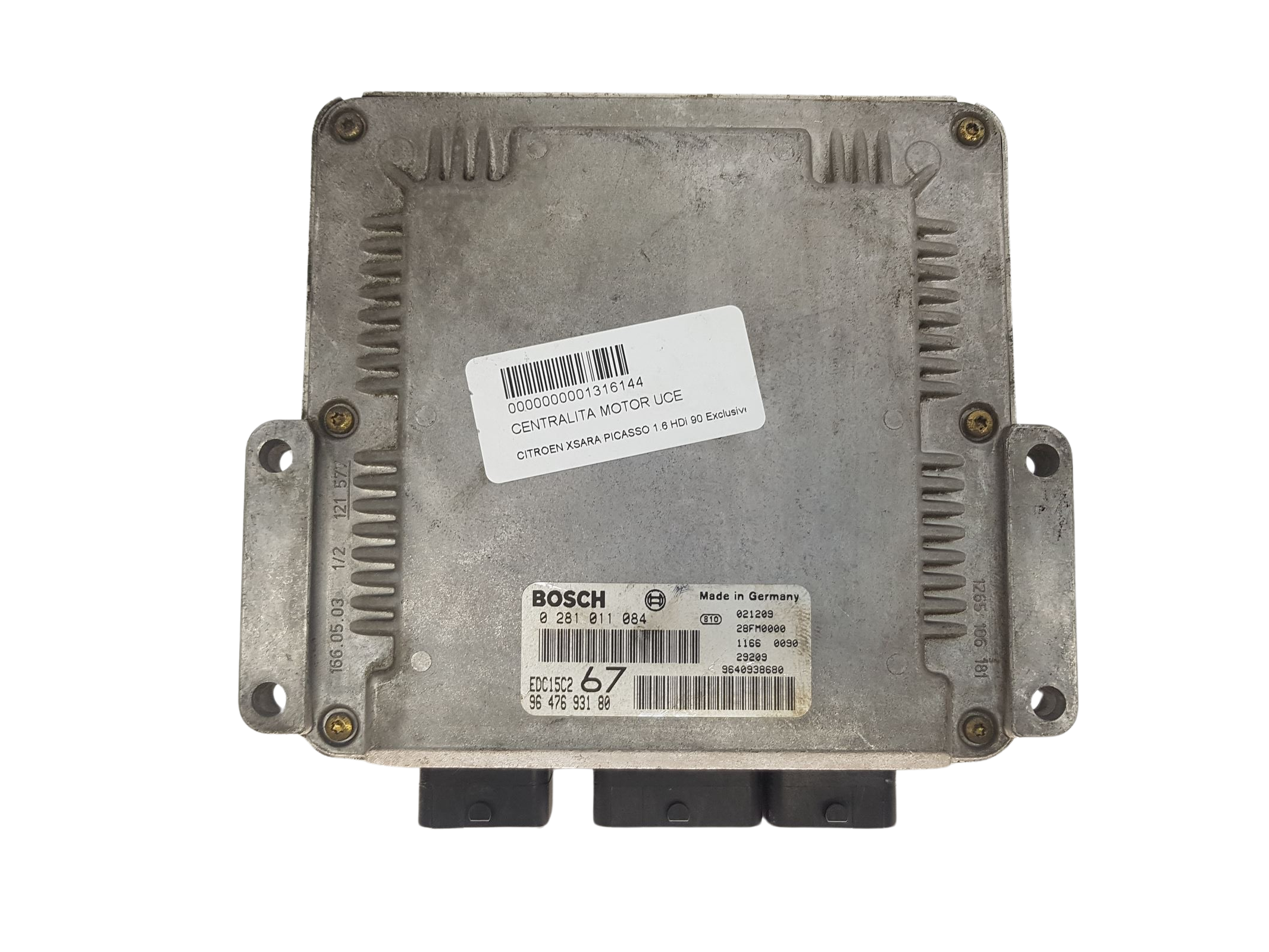 Controller 0281011084 9640938680 9647693180 PSA Bosch 3321 main product photo
