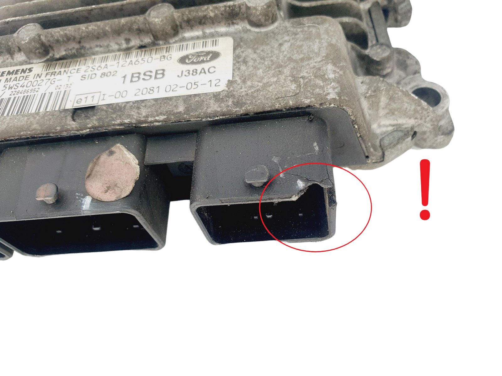 Controller 2S6A-12A650-BG 5WS40027G-T SID 802 Ford Siemens 45627 main product photo