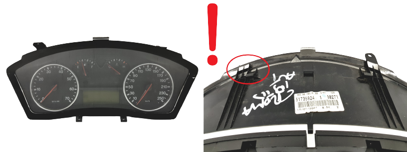 Speedometer/Instrument Cluster Fiat Croma 51735924 503001090100 52691 main product photo