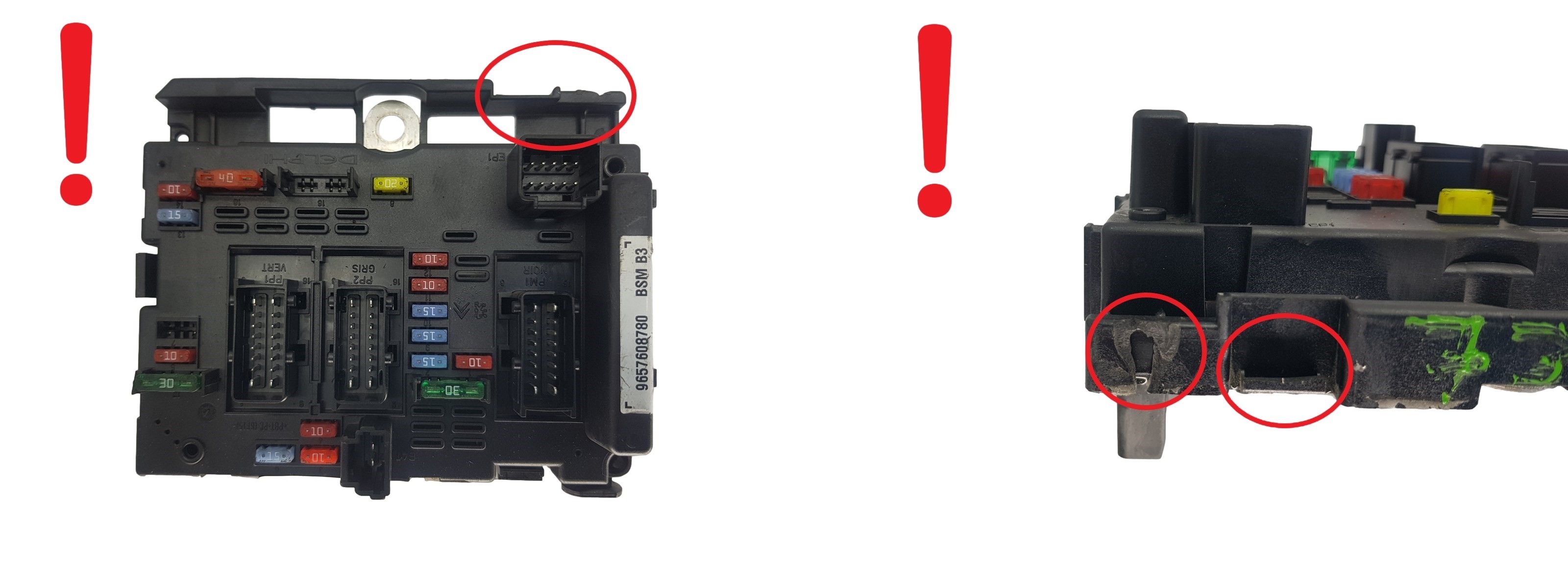 Controller BSM B3 9657608780 PSA Delphi 2097 main product photo