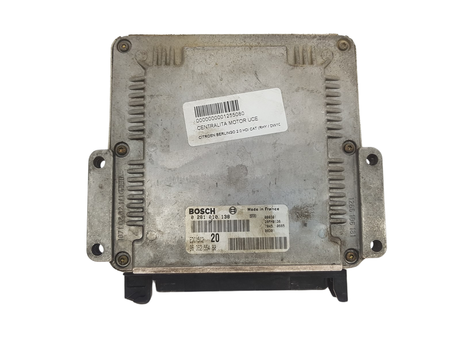 Controller 0281010138 9636255480 26FM0136 PSA Bosch 3318 main product photo