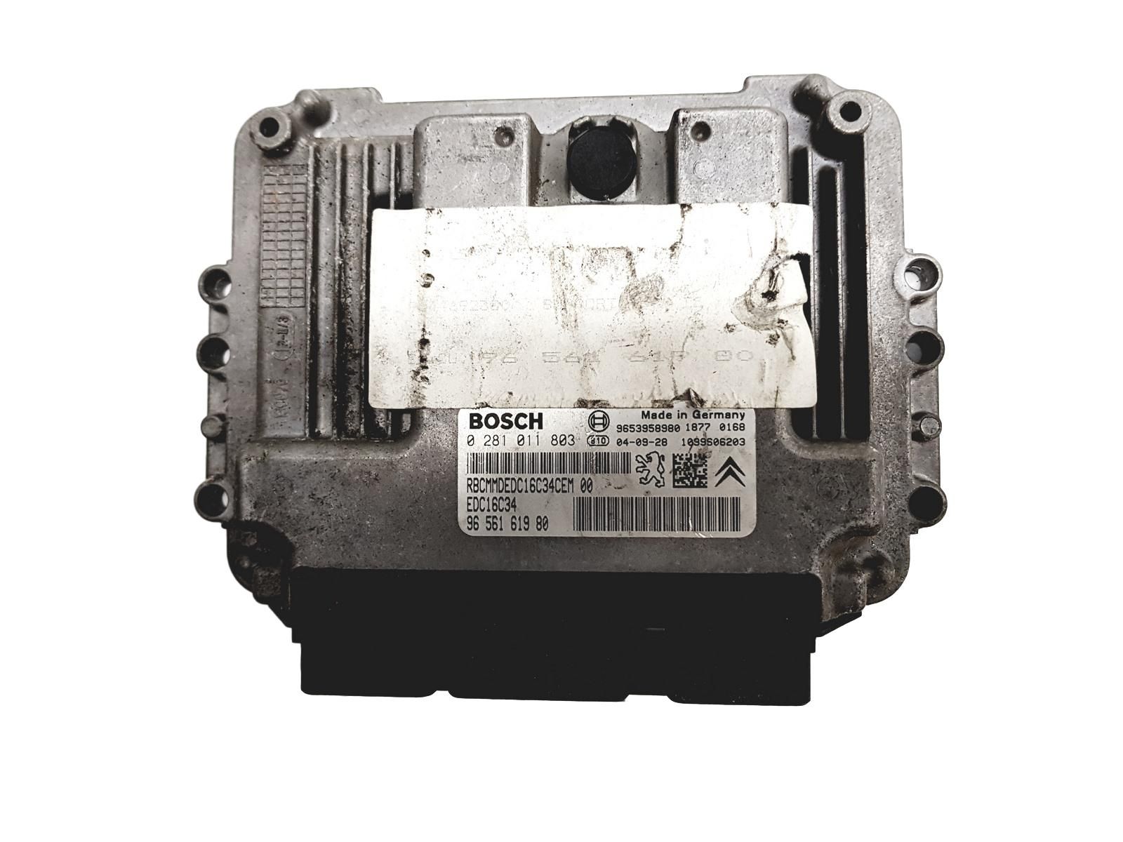 Controller 0281011803 9656161980 9653958980 PSA Bosch main product photo