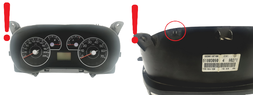 Speedometer/Instrument Cluster Fiat Grande Punto 51803090 48799 main product photo