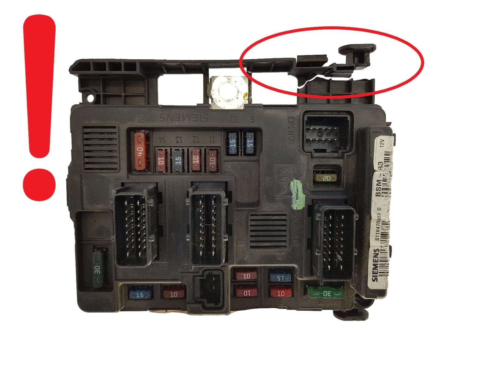 Controller BSM -B3 S118470003D 9643498880 PSA Siemens 1210 main product photo