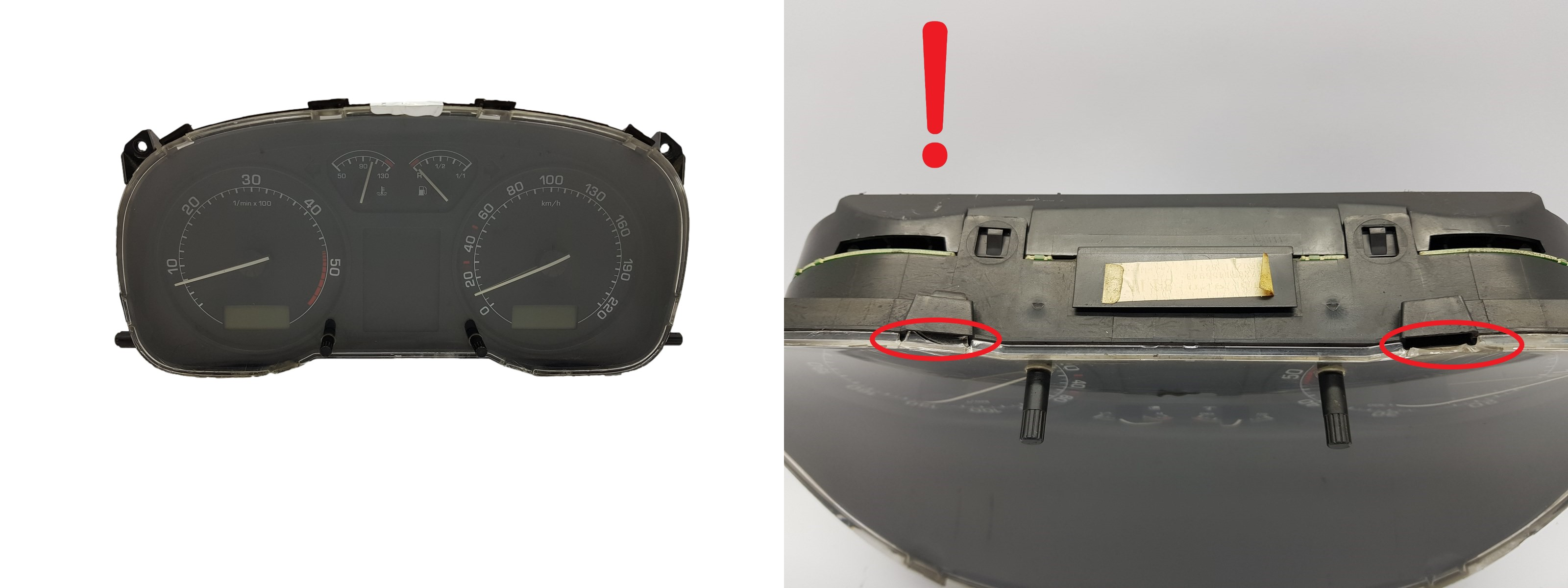 Speedometer/Instrument Cluster Skoda Octavia 1U0920811F 110080146017 2005 main product photo