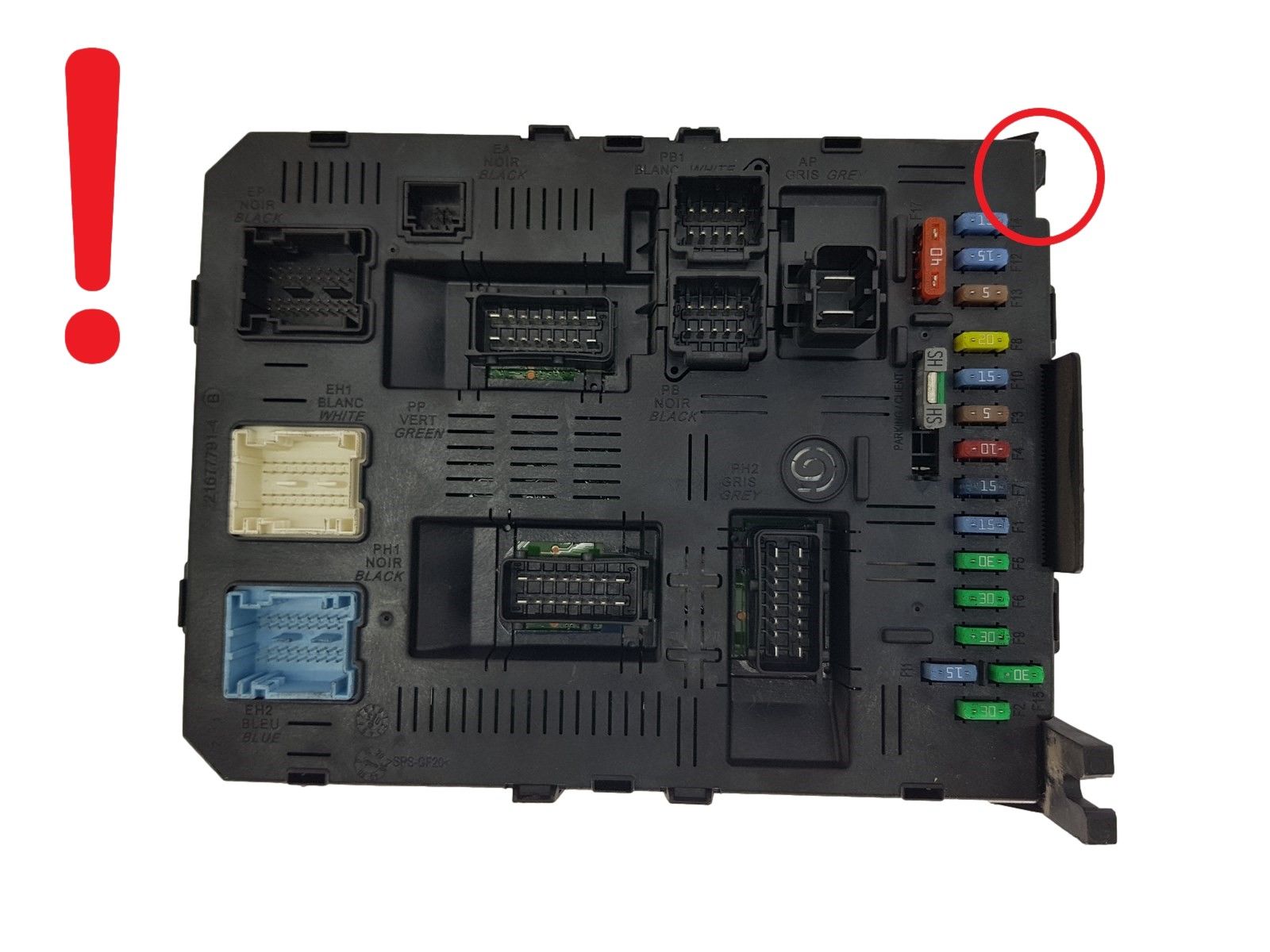 Controller BSI 2004 H05-01 9660105980 PSA Johnson Controls 1746 main product photo