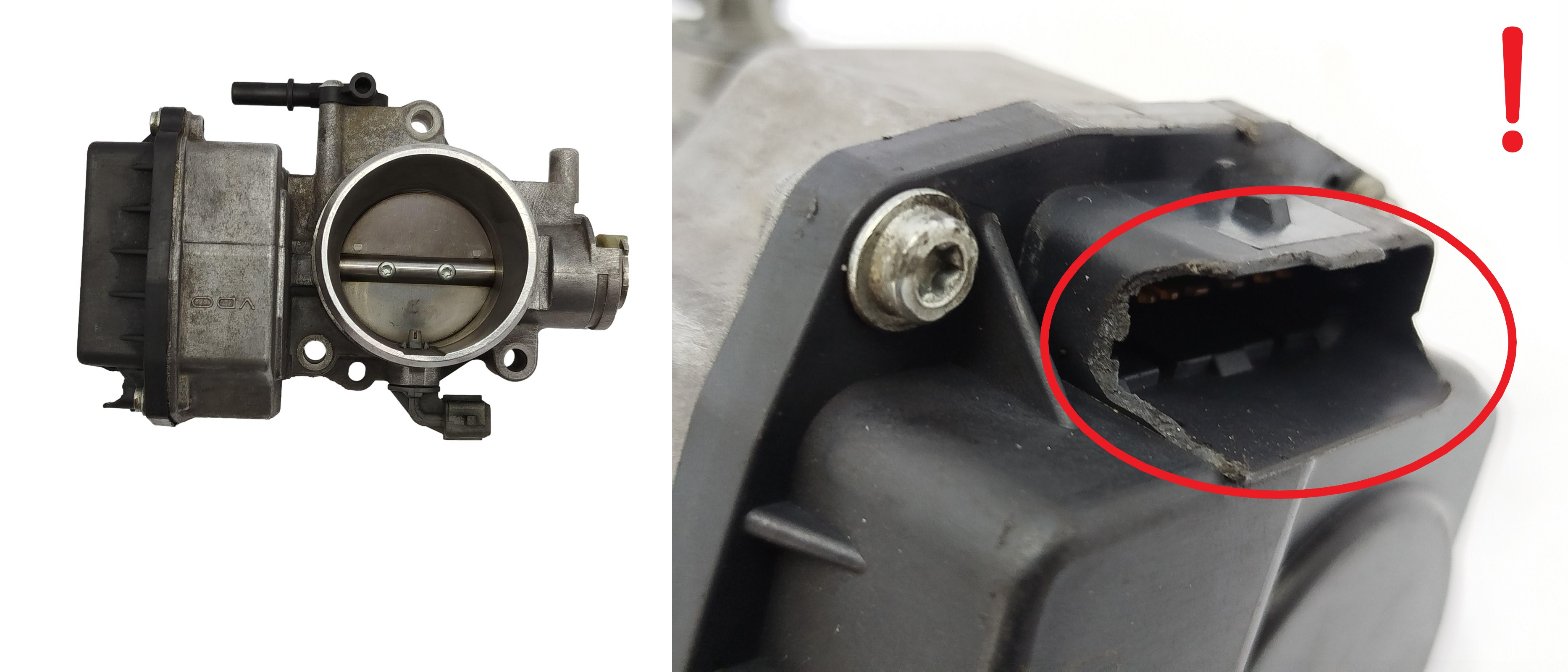 Throttle Body Valve Citroen Peugeot 9648053780 408239823003 1.8 2.0 2 main product photo