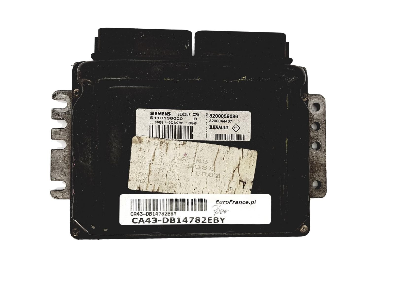 Controller S110138000B 8200059086 8200044437 Renault Siemens 14782 main product photo