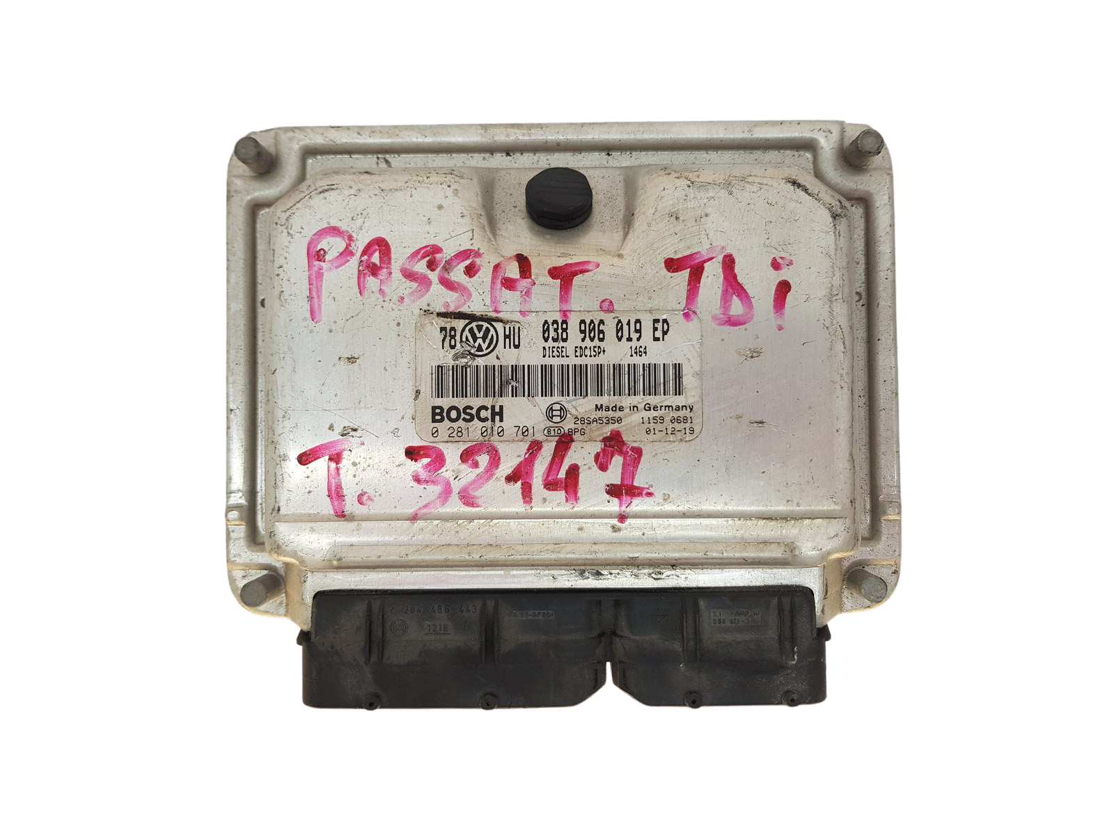 Controller 038906019EP 0281010701 Volkswagen 30707 main product photo