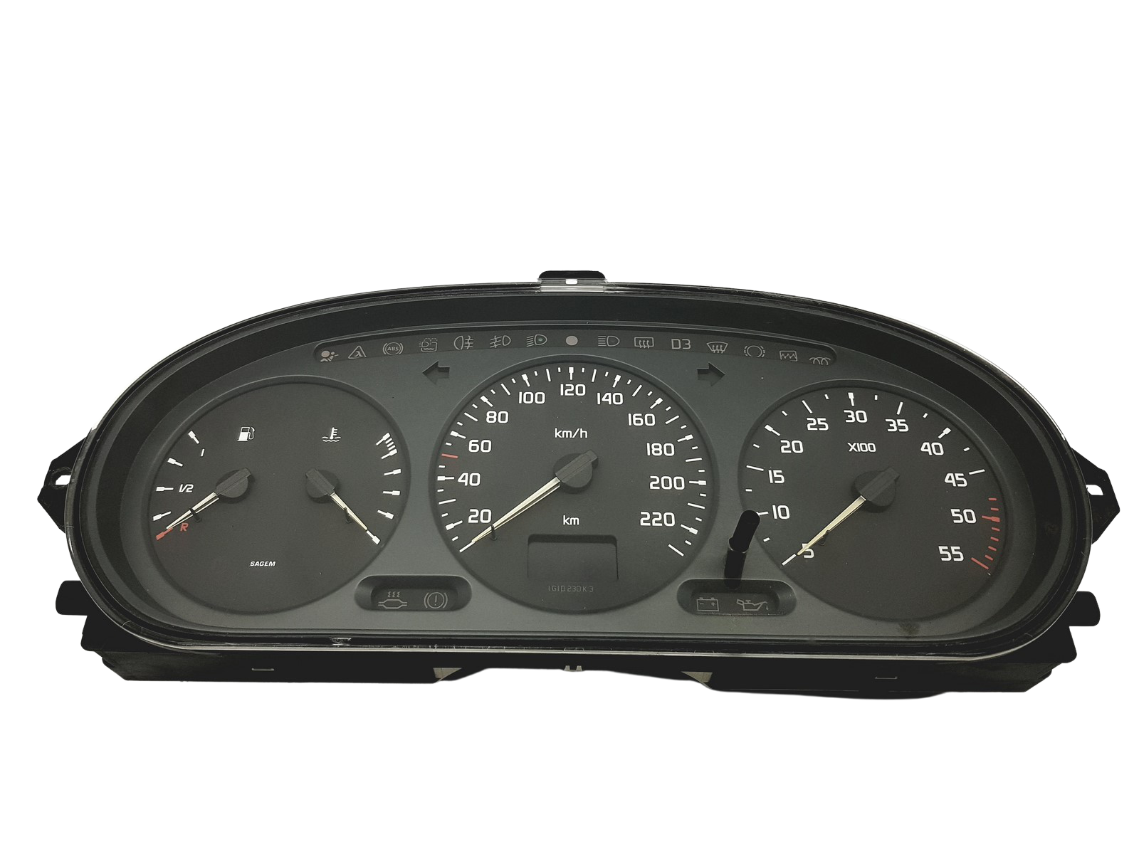 Speedometer/Instrument Cluster Renault Megane 1 Scenic 1 7700847784 D 51750 main product photo