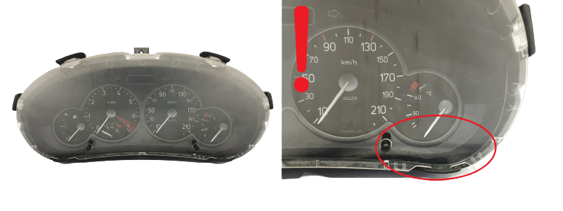 Speedometer/Instrument Cluster Peugeot 206 9645847180 49057 main product photo