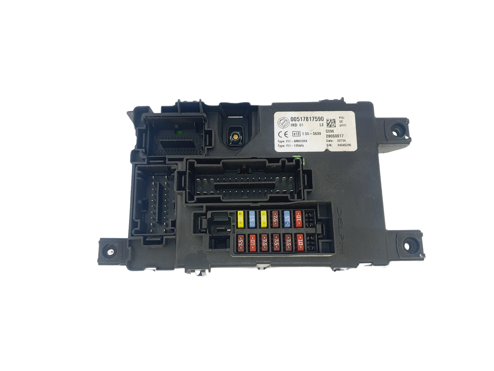 Fuse Box Fiat 00517817590 28050017 Delphi 40100 main product photo