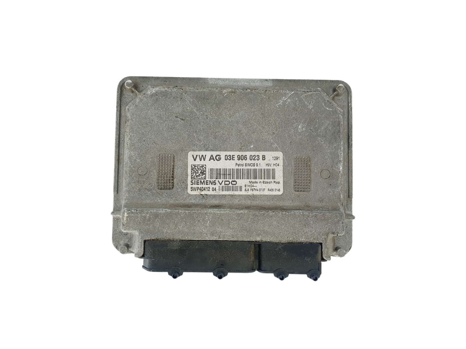 Controller 03E906023B 5WP40412 04 VW SKODA Siemens 35534 main product photo