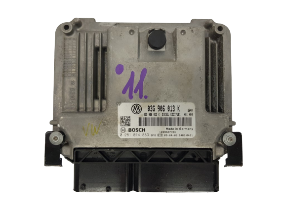 Engine Controller VW 03G906013K 0281014883 Bosch main product photo