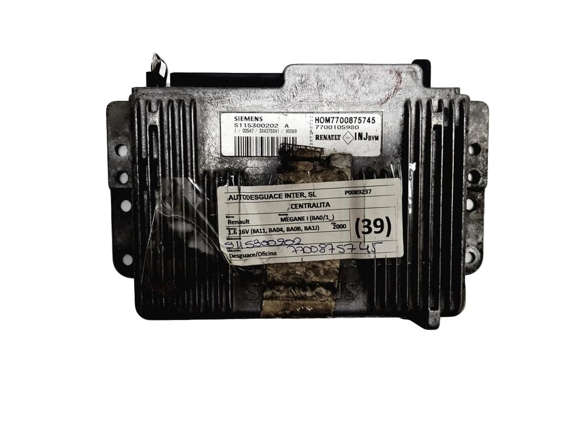 Controller S115300202A 7700875745 7700105980 Renault Siemens 10464 main product photo