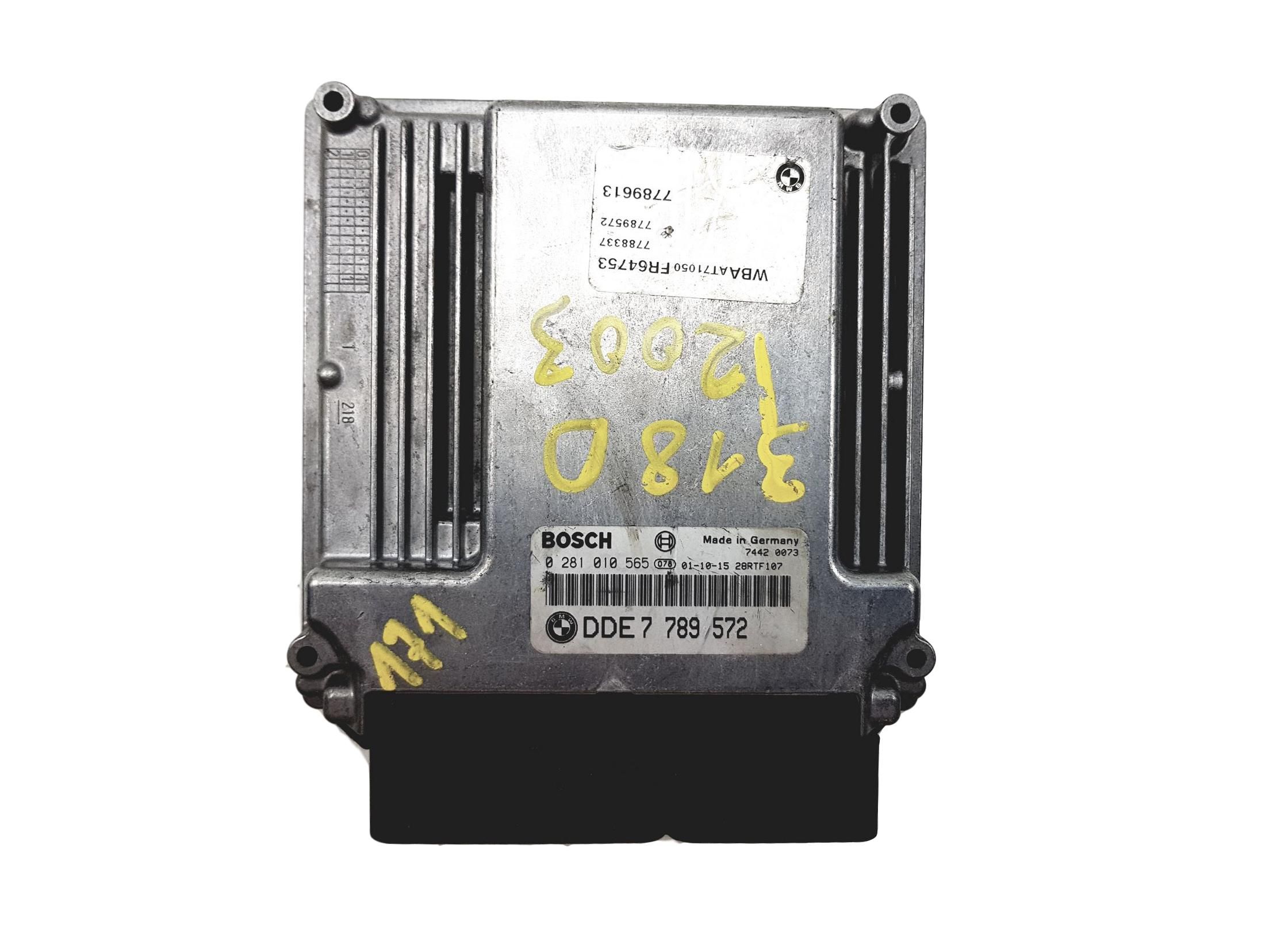 Engine Controller DDE7789572 0281010565 BMW 1580 main product photo