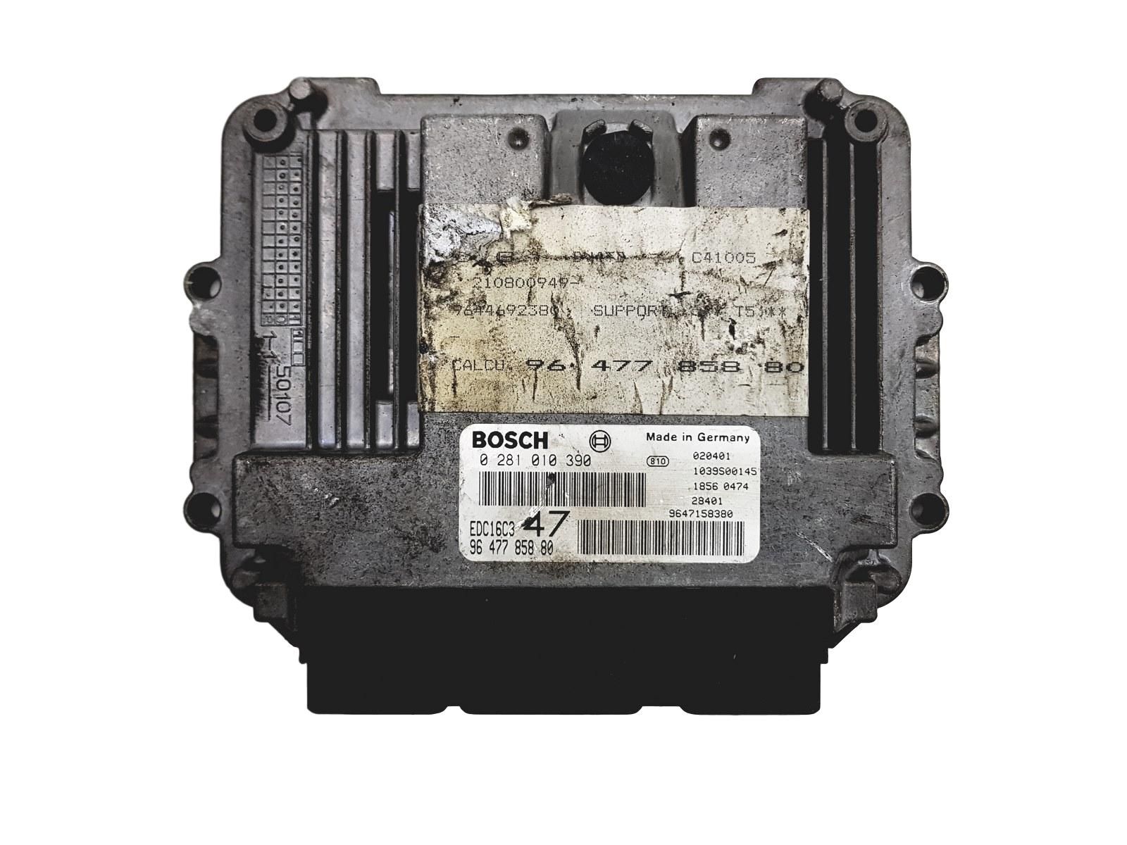Controller 0281010390 9647785880 9647158380 PSA Bosch main product photo