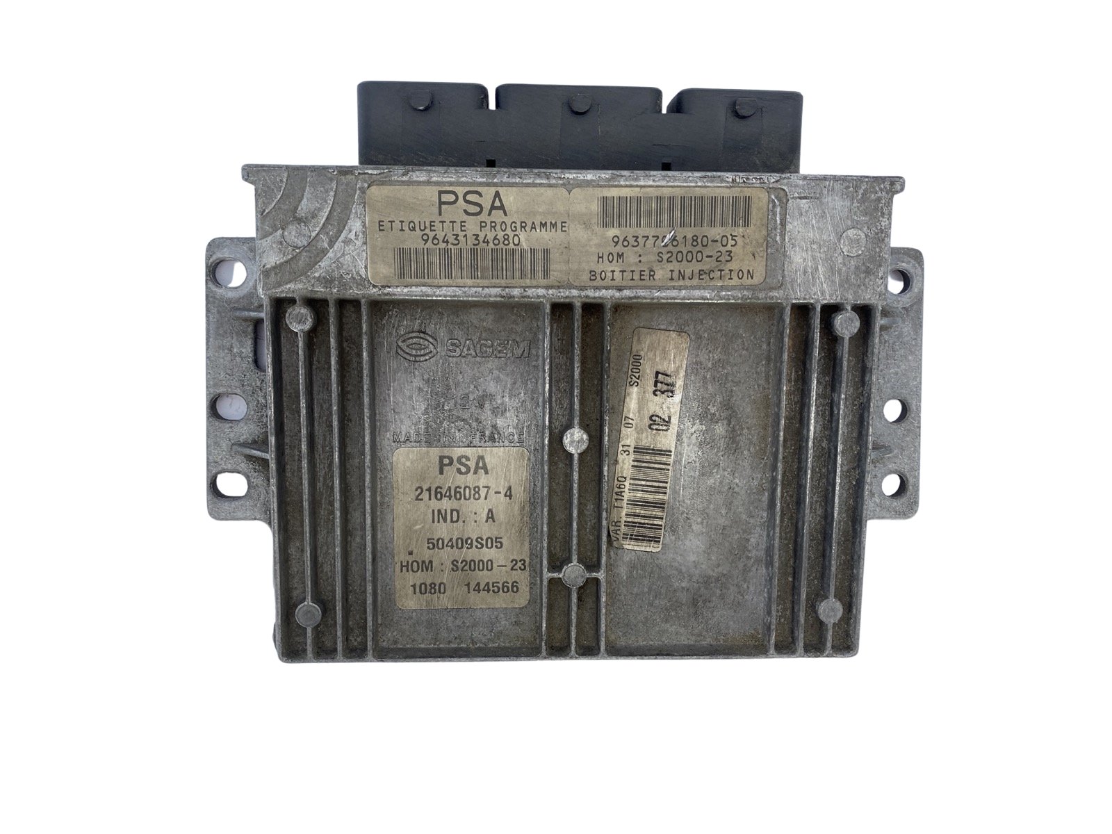 Controller 9643134680 9637706180-05 21646087-4 PSA Sagem 53177 main product photo