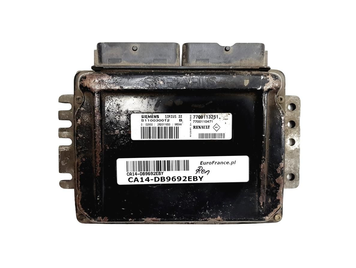 Controller S110030012B 7700113251 7700110471 Renault Siemens main product photo