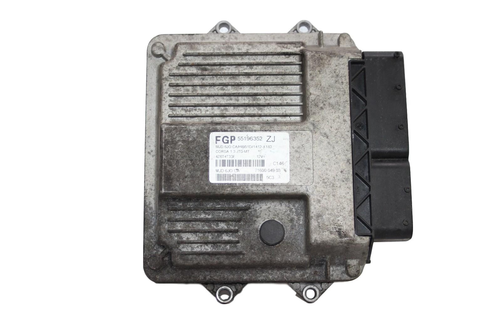Engine Controller FGP55196352ZJ MJD6JO.CA Opel 1813 main product photo