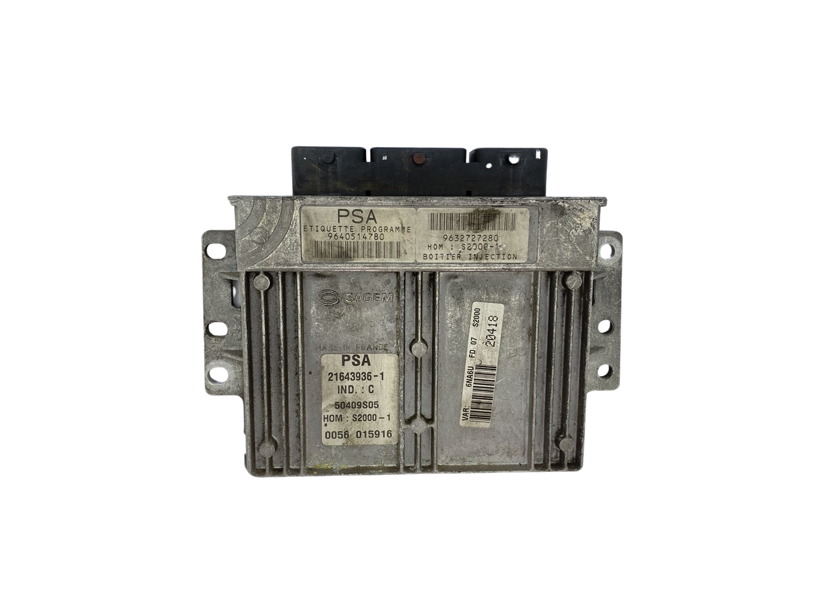 Controller 9640514780 9632727280 21643936-1 PSA Sagem 61051 main product photo