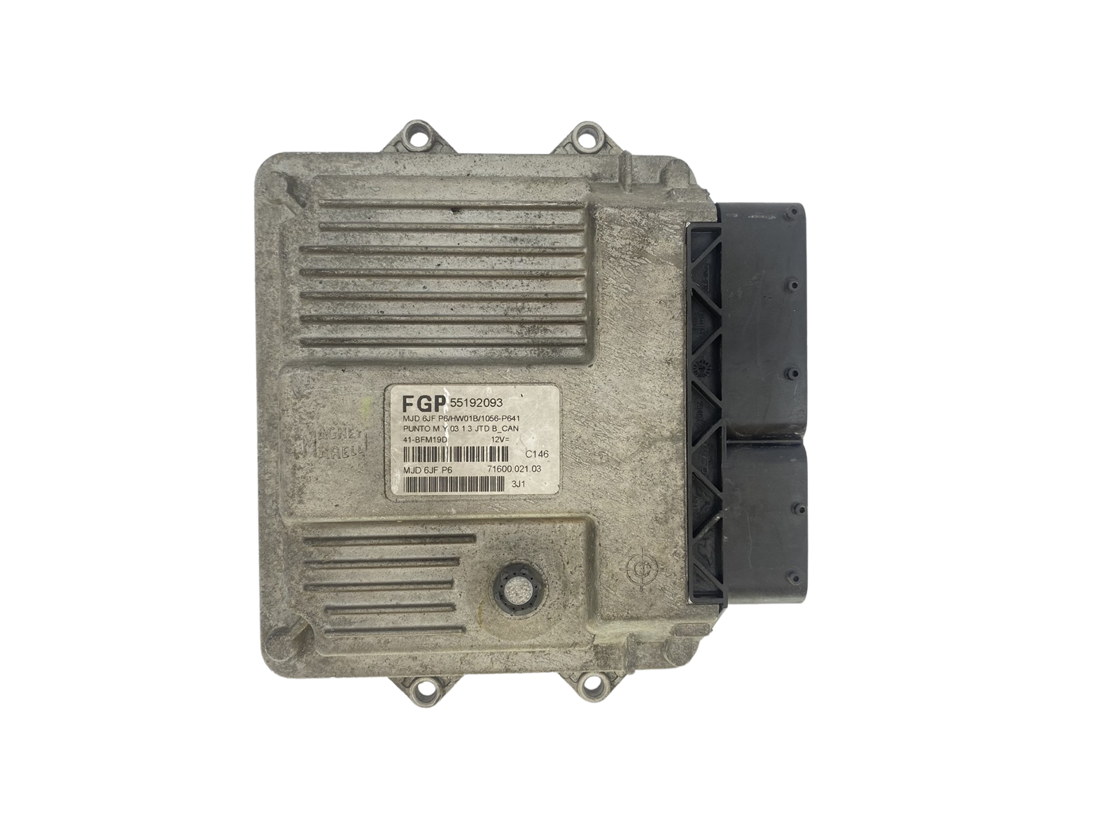 Controller MJD6JF.P6 55192093 71600.021.03 Fiat Magneti Marelli 60539 main product photo